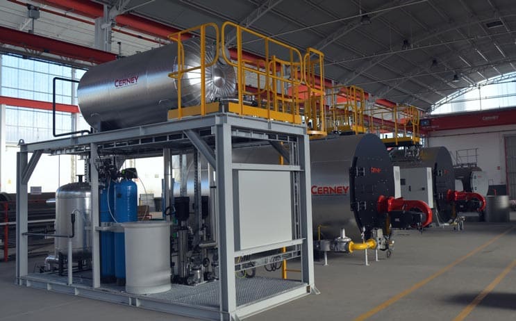 Sistema completo de producción de vapor para Singapur